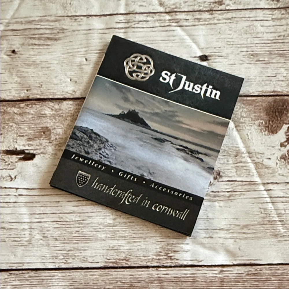 St. Justin Pewter Cat Pin